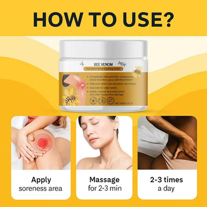 Bee Venom Knee & Joint Pain Relief Cream 100gm Each (BUY1 GET1)
